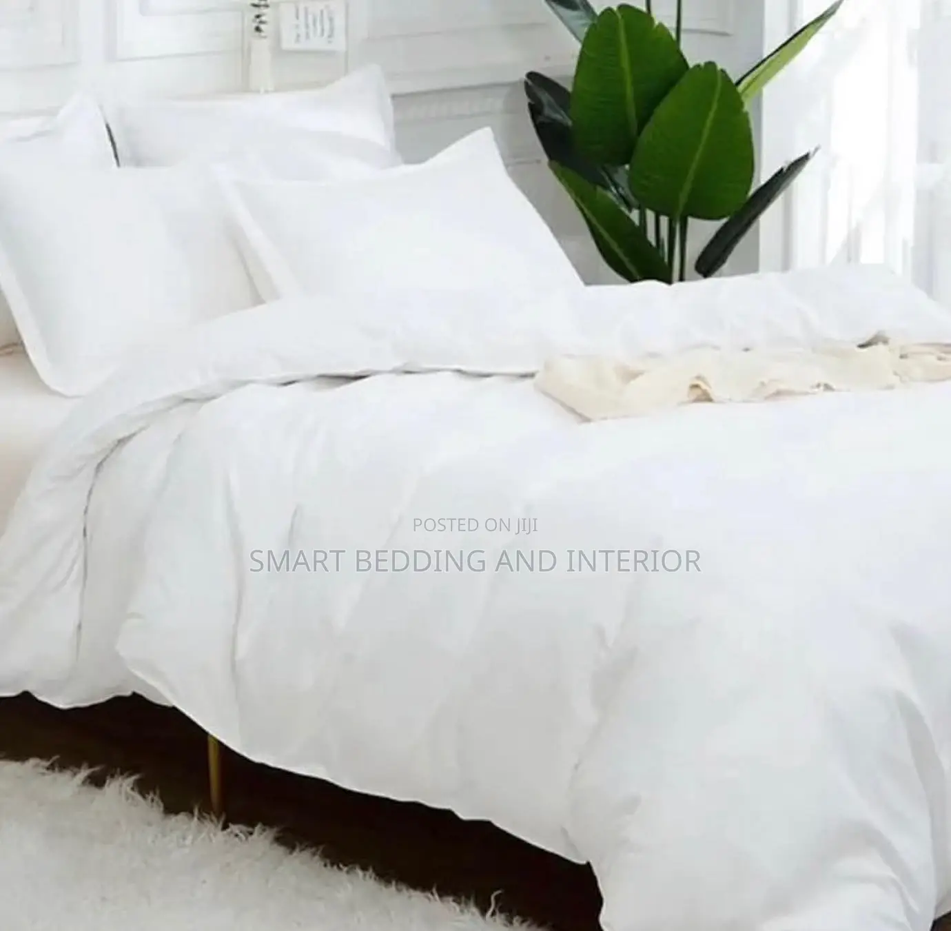 White Luxurious Bedsheets