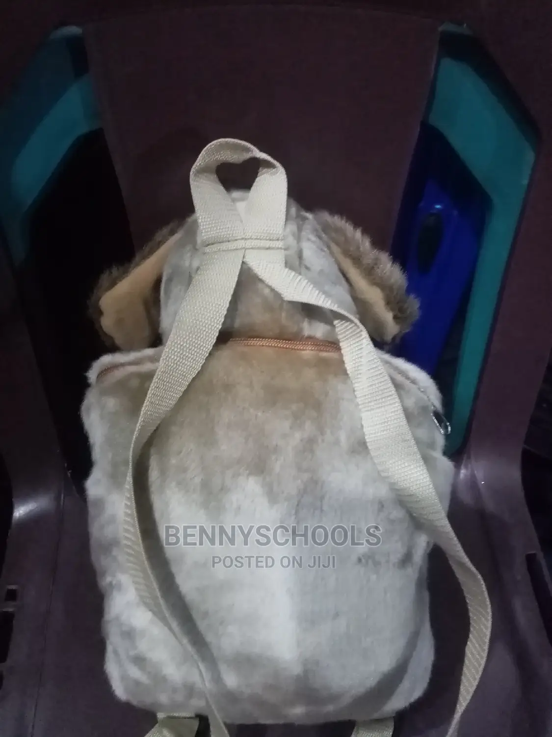 Light Brown Teddy Bag and Backpack