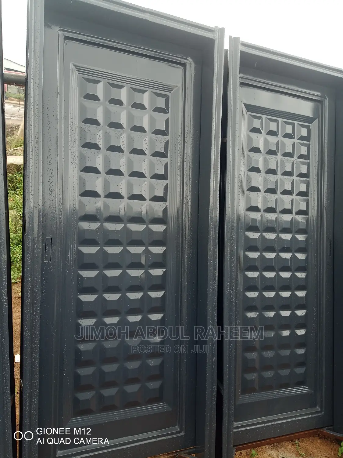Cube Design Iron Door
