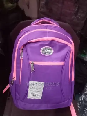 Purple and Pink Stock School Bag