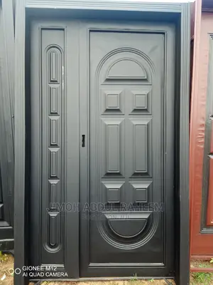 Double Panel Design Iron Door