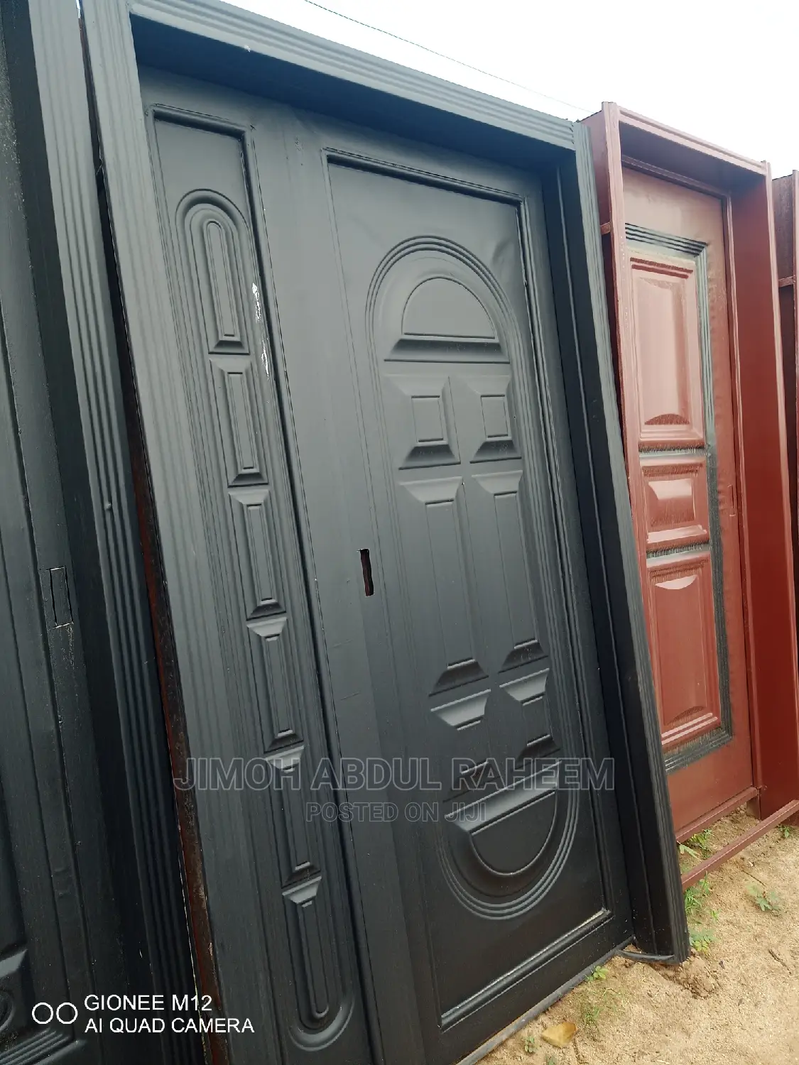 Double Panel Design Iron Door