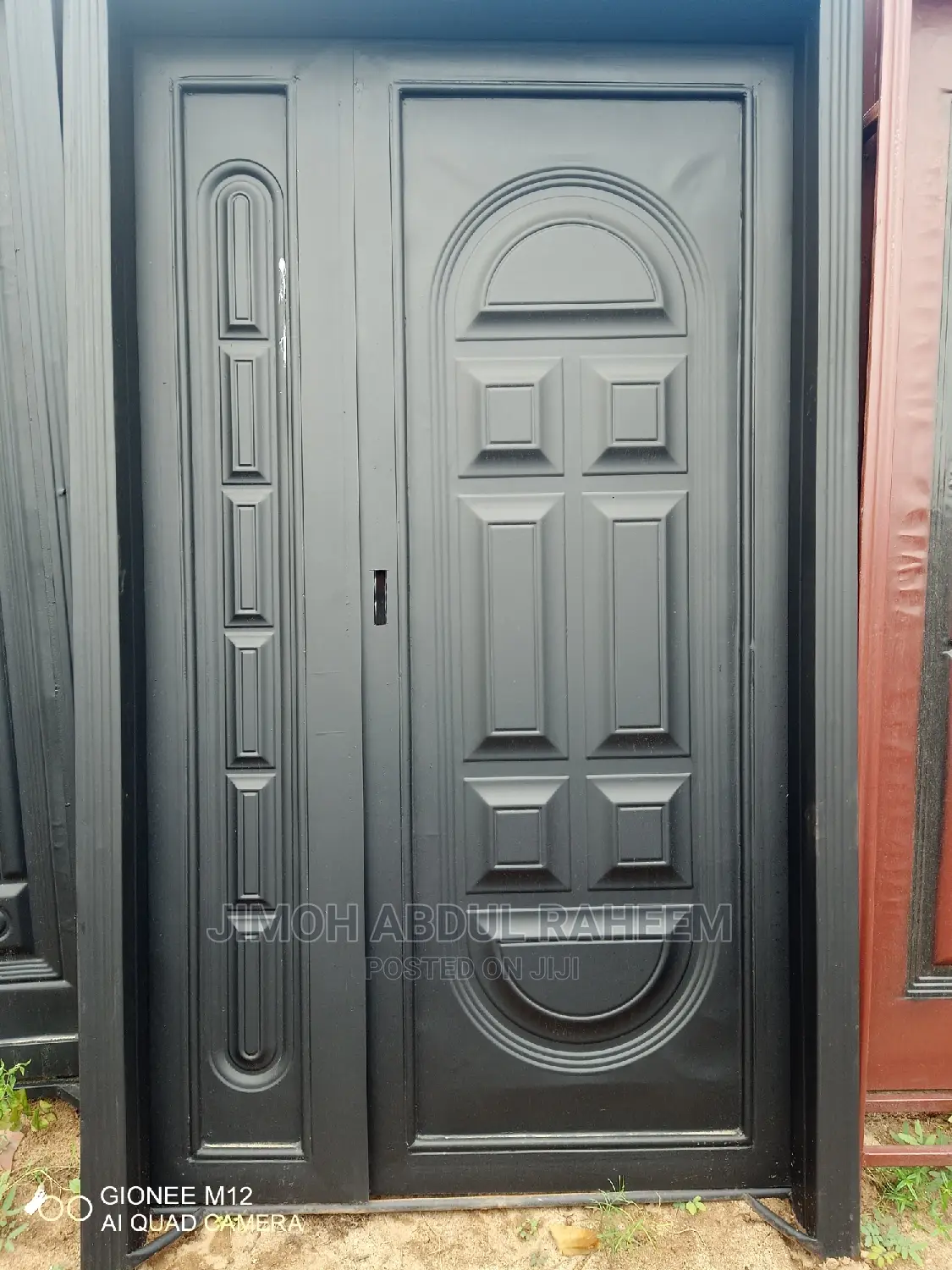 Double Panel Design Iron Door