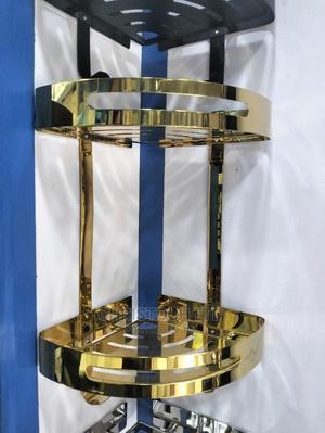 Bathroom Corner Shelf/Gold in Isolo - Plumbing & Water Supply ...