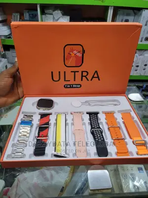 Ultra 8 Smart Watch With 7in1 High Quality Straps
Ultra