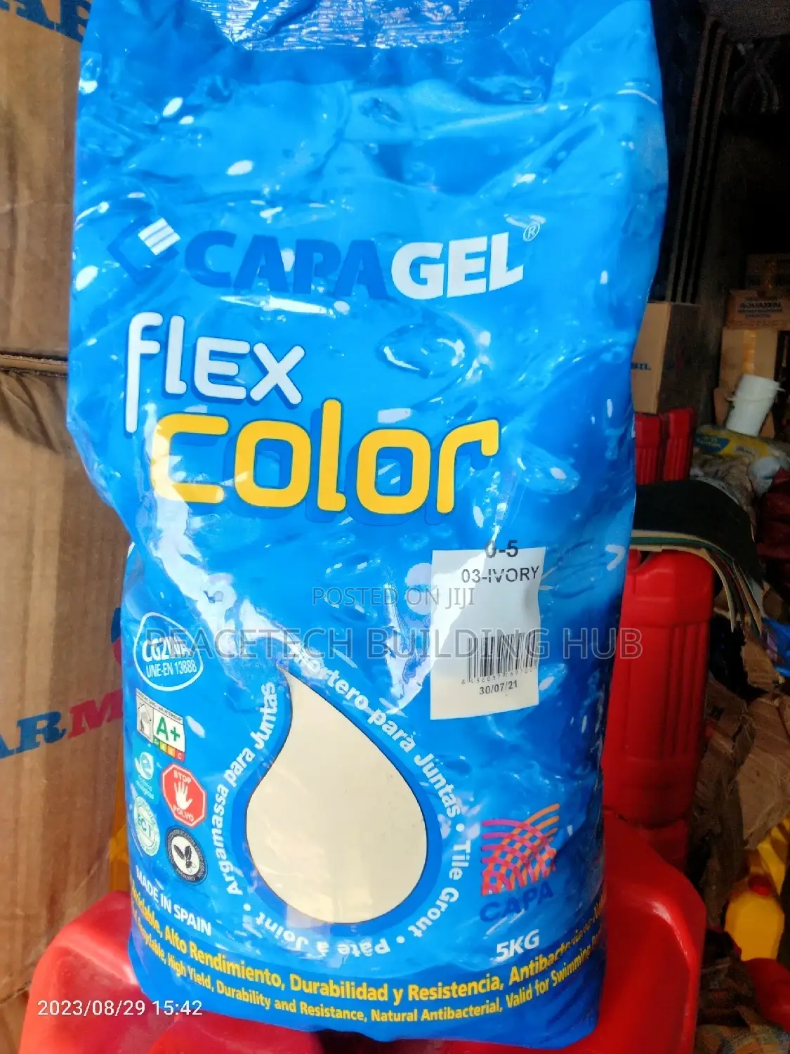 Grouting Cement for Tiles Ivory Color