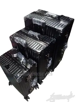 Set of Simple Design Imported Aluminum Travel Luggage Boxes