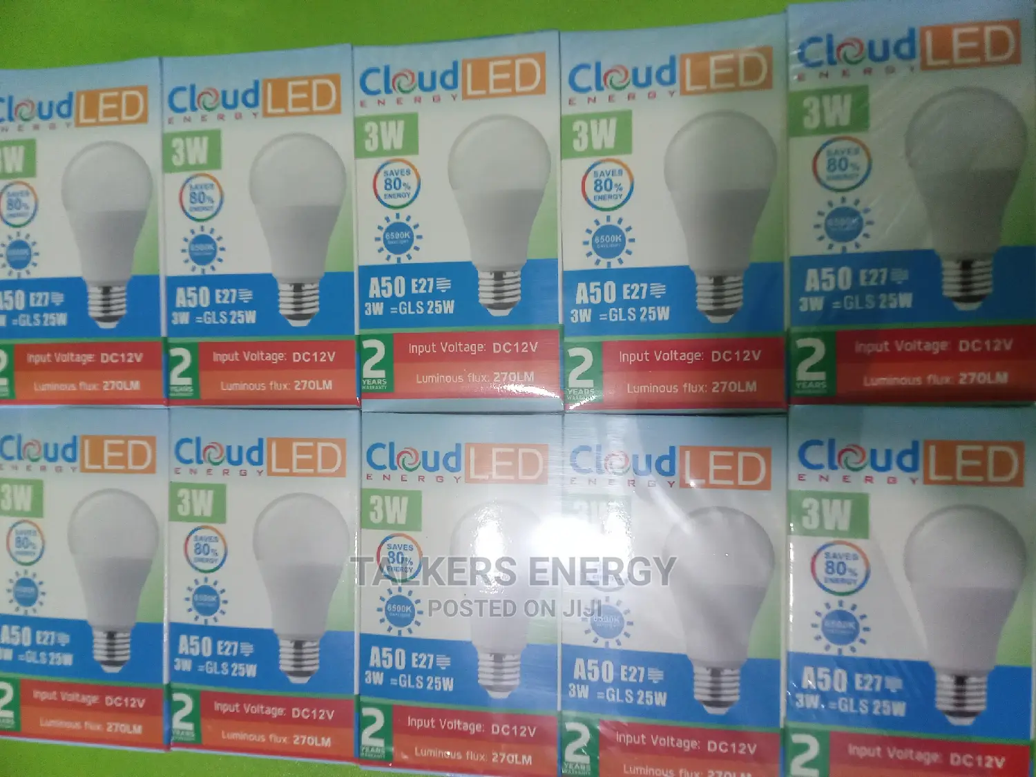 12V, 3w DC Led Bulb Screw Type for Solar Light