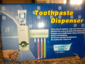 Toothpaste Dispenser and Toothbrush Holder
