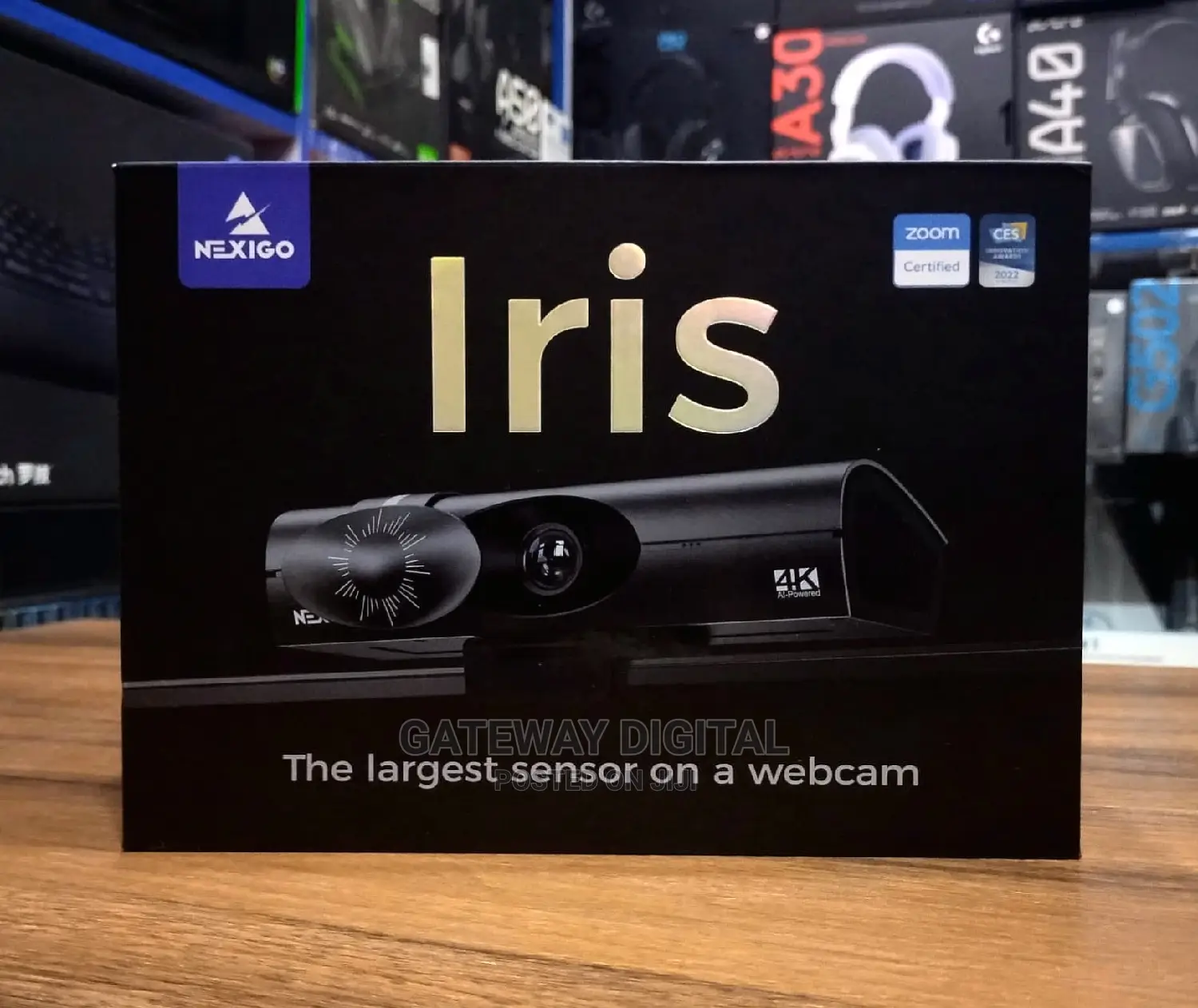 Nexigo Iris Ai Webcam With Hdmi and Noise Canceling Mics