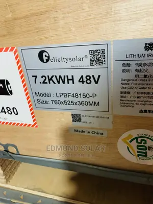 7.2kwh 48v Felicity Solar Lipton Battery Is Available