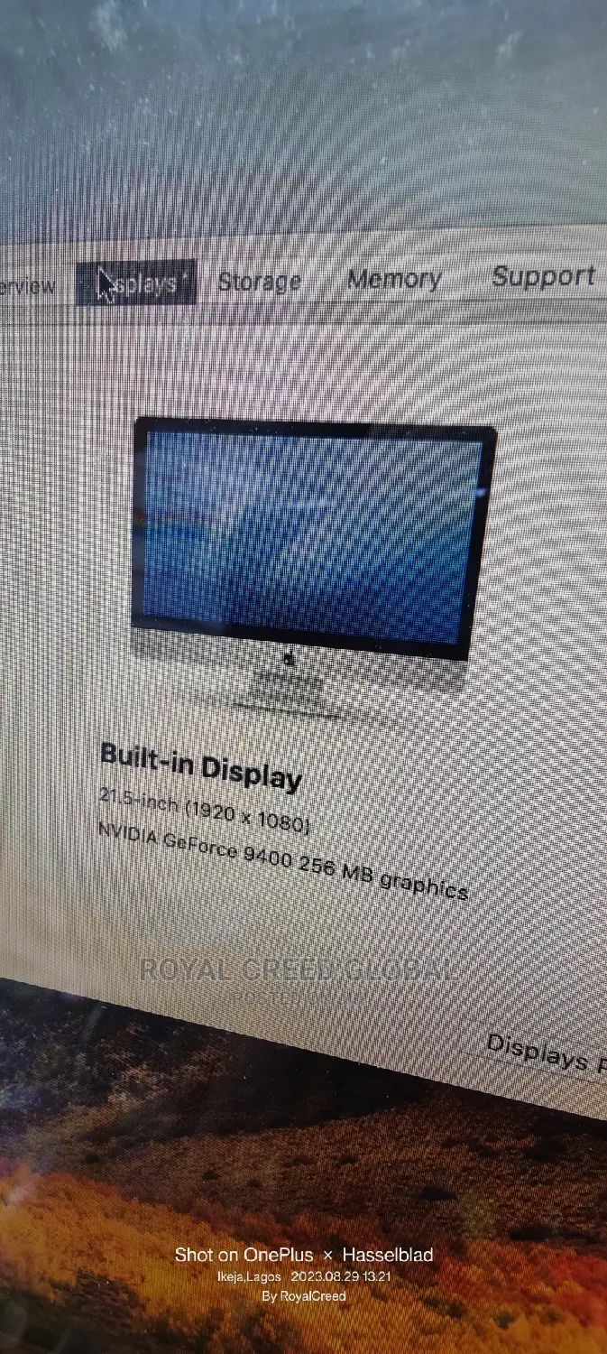 Desktop Computer Apple iMac 8GB Intel Core 2 Duo SSD 500GB
