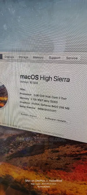 Desktop Computer Apple iMac 8GB Intel Core 2 Duo SSD 500GB