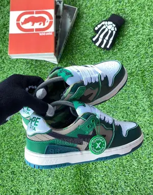 Bathing Ape Bape Sk8 Sta Camo Green Sneakers