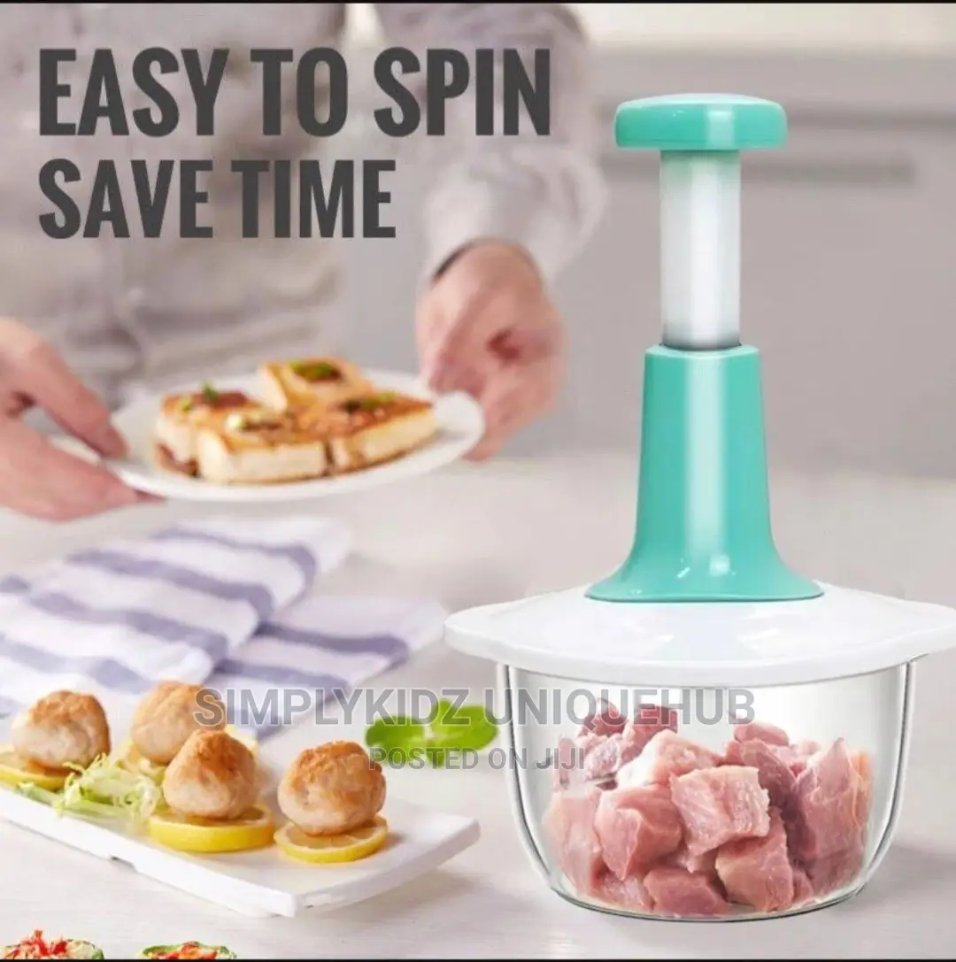 Hand Pat Food Processor With Full Accessories