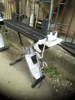 Industrial Iron Iron With Table Finishing Table