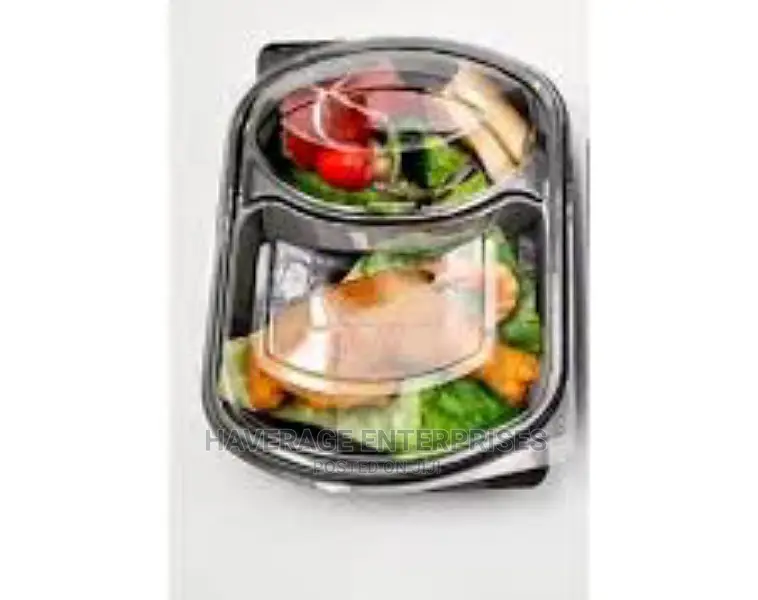 Disposable Takeaway Plates With Cover -200pcs
(2compartment)