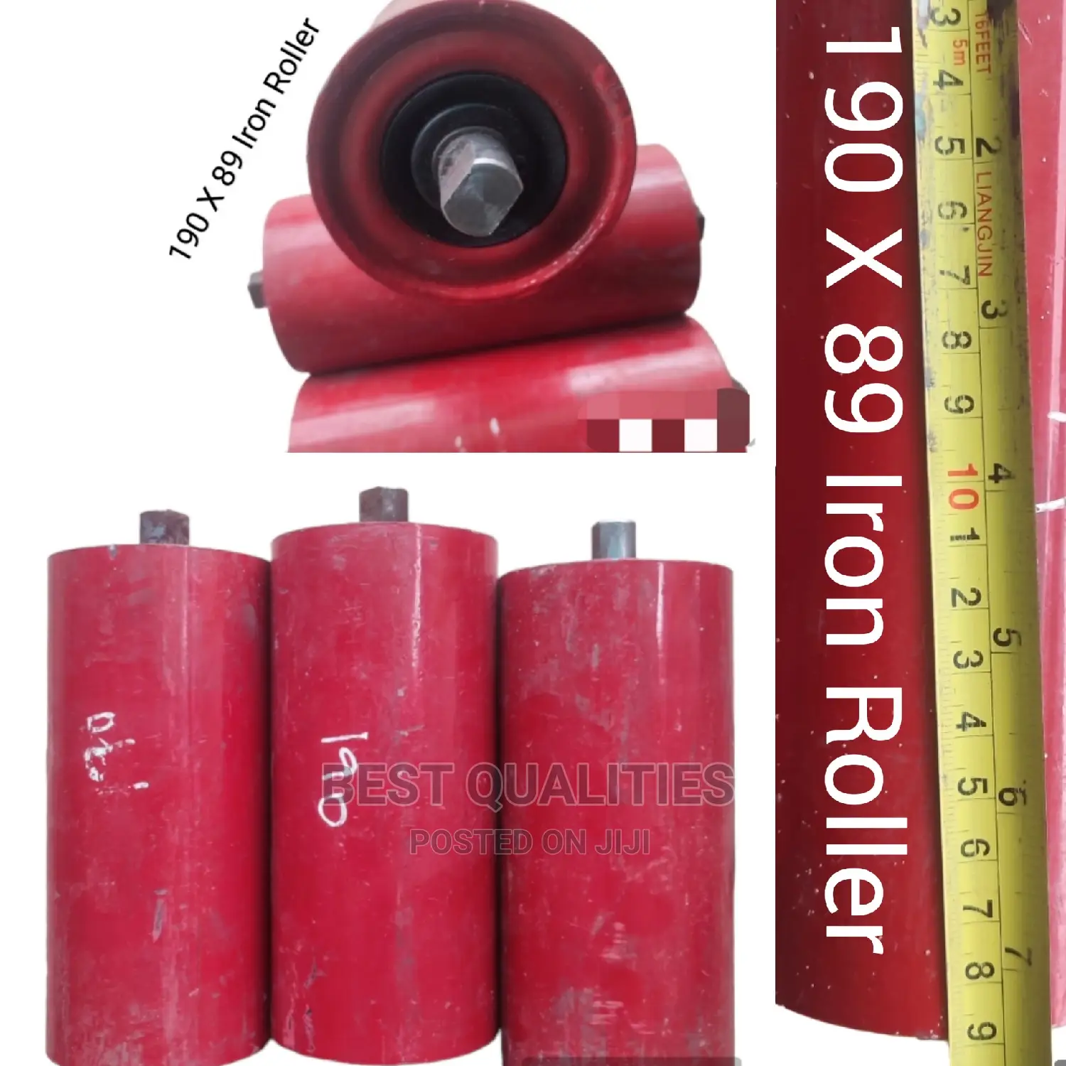 190 X 89 Iron Roller {Conveyor Roller}