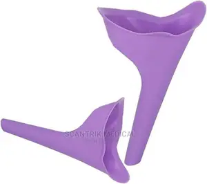 Female Urinal Silicone Funnel Urine Cup Portable Urinal