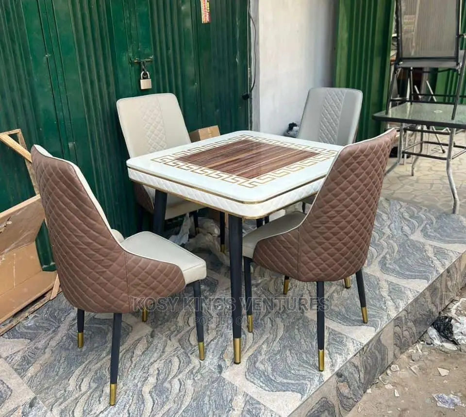 Marble Top Dinning Set