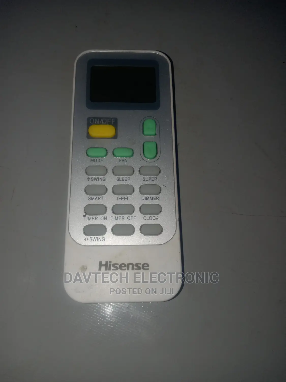 Hisense AC Remote