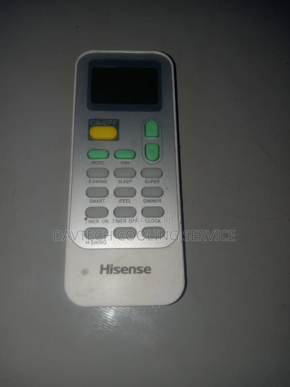 Hisense AC Remote