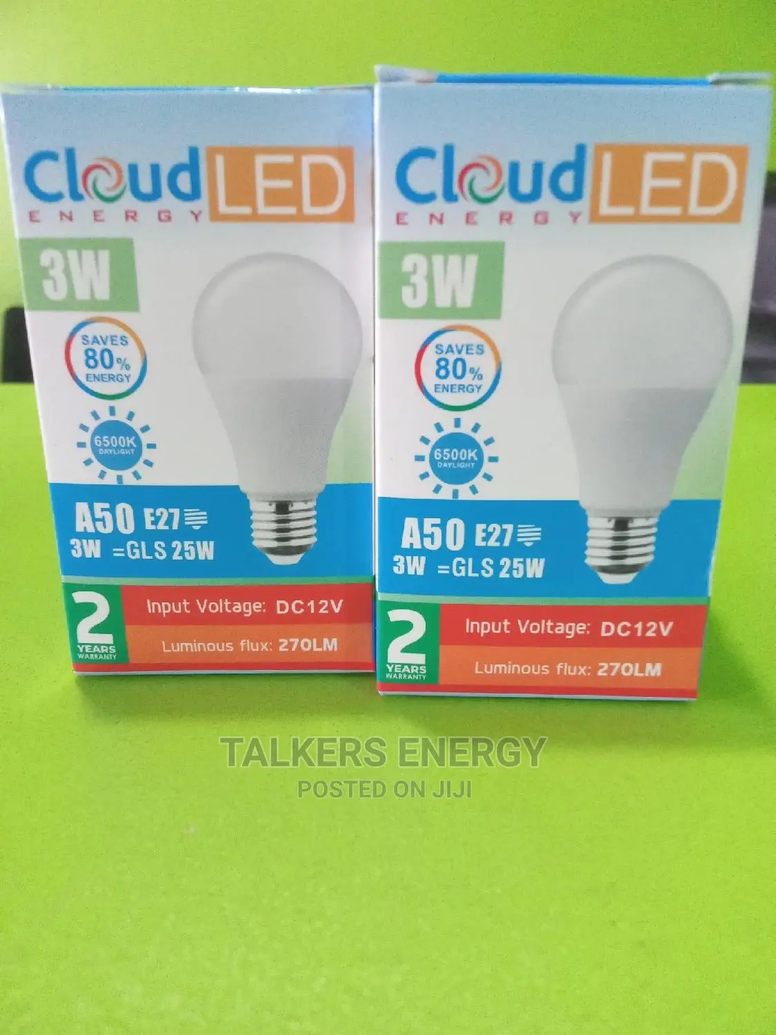 12V, 3w DC Led Bulb Screw Type for Solar Light