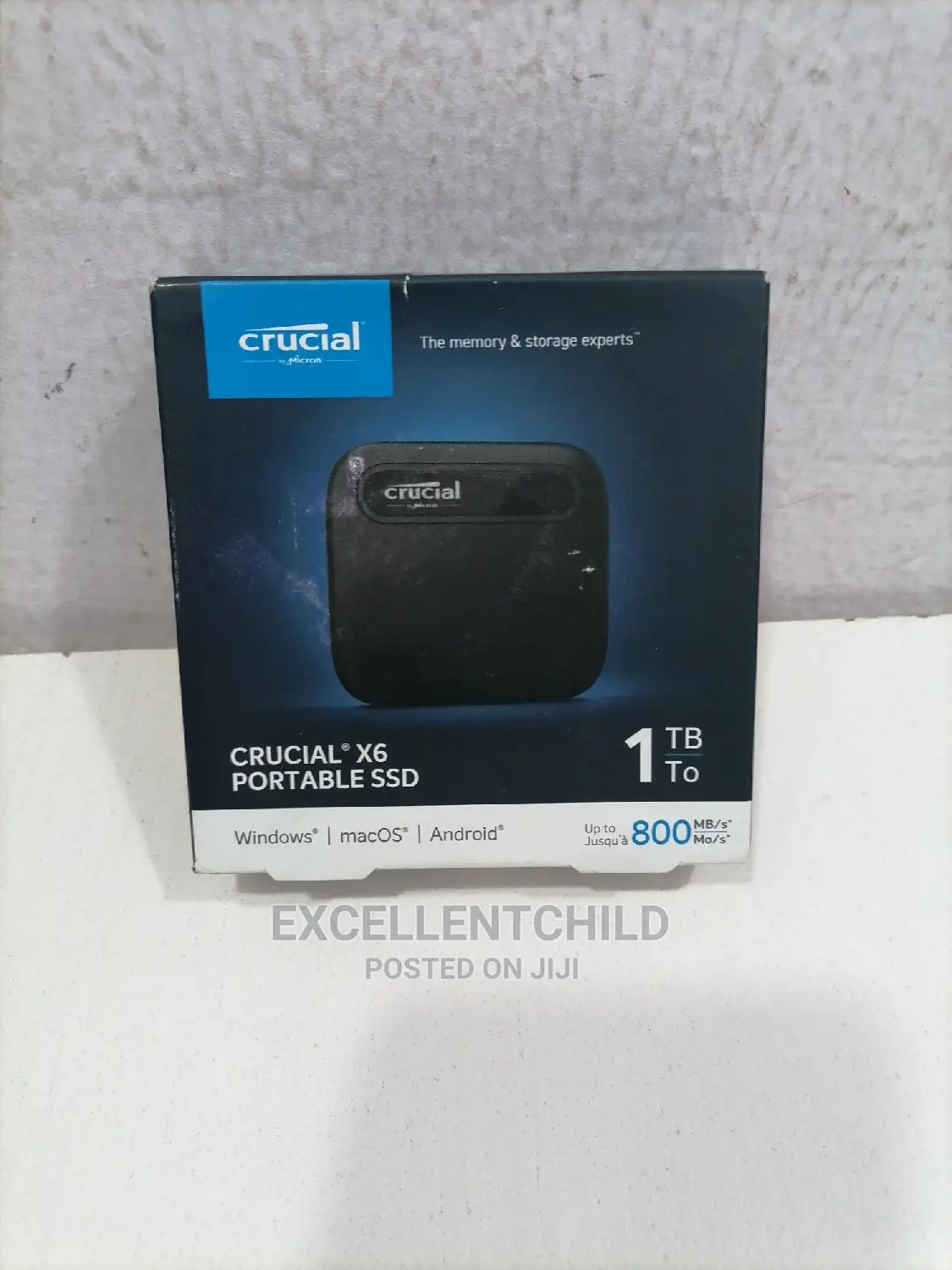 For External Storage (Crucial 1TB X6 Portable SSD)