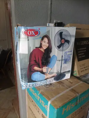 Easy Use OX 18 Inches Nonrechargeable Standing Fan