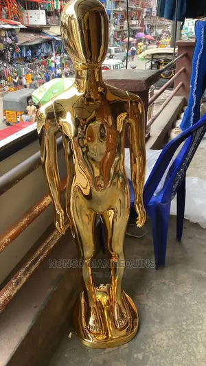 Age 6 Years Upwards Unisex Gold Chrome Kids Dummy