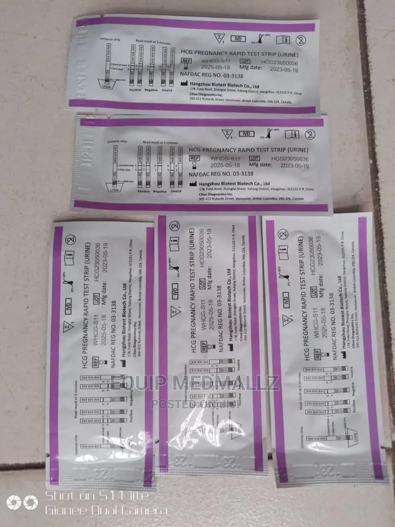 Pregnancy Test Strip by 5 in Ikeja Medical Supplies & Equipment