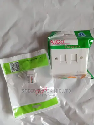 Rj45 Aico Double Faceplate