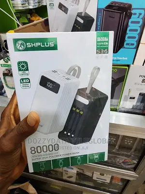 Shplus 80,000mah Powerbank With Led Light Super High Polymer