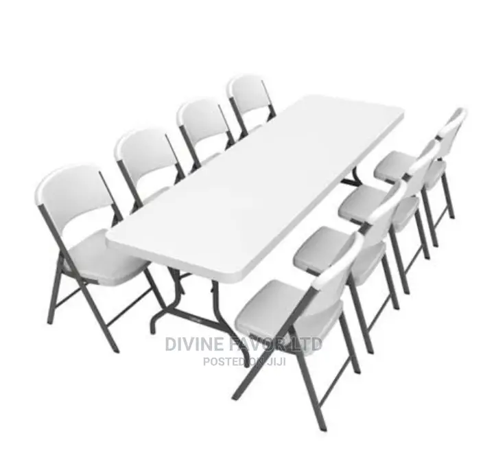 Rectangular Plastic Foldable Table 6feet