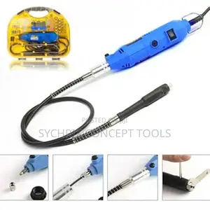Electric Rotary Drill Grinder - Engraver - Polisher Tool Set