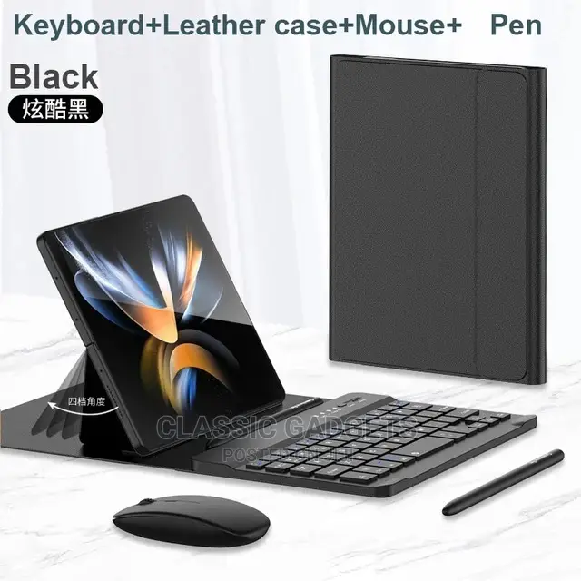Keyboard With Pen and Mouse for Galaxy Fold 5,4,3 and 2