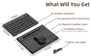 Keyboard With Pen and Mouse for Galaxy Fold 5,4,3 and 2