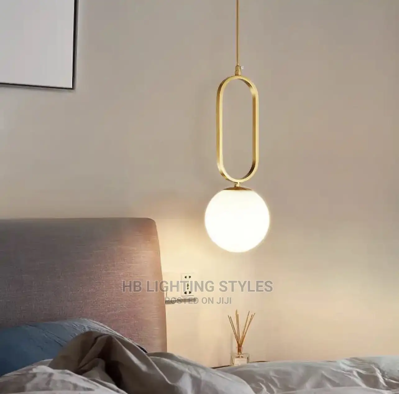 Nordic Bedside Drop Light