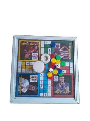 Unbreakable Small Portable Standard Glass Ludo Game