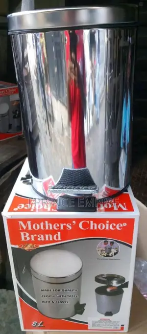 Medium -Stainless Steel 8 Littles Pedal Bin