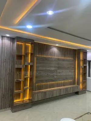 Tv Wall Cladding  With 2 Side Decor Box+Console