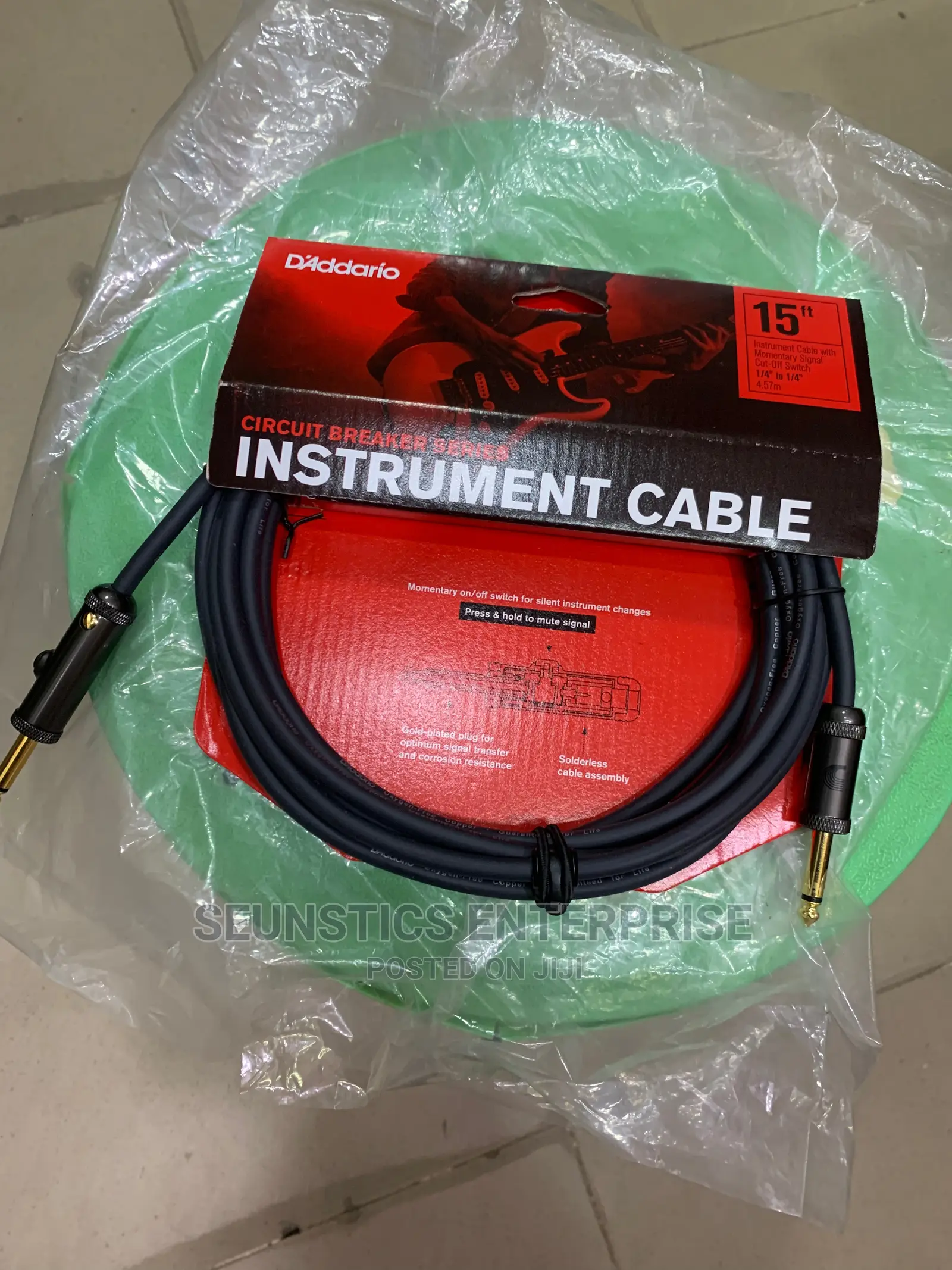 D’Addario Instrument Cable (Cord)