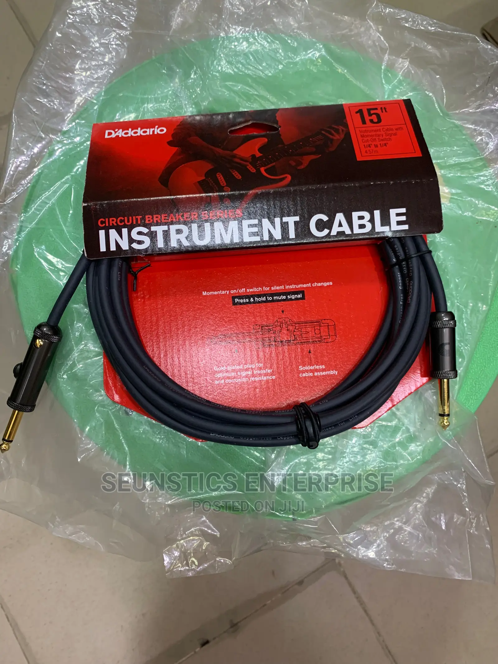 D’Addario Instrument Cable (Cord)