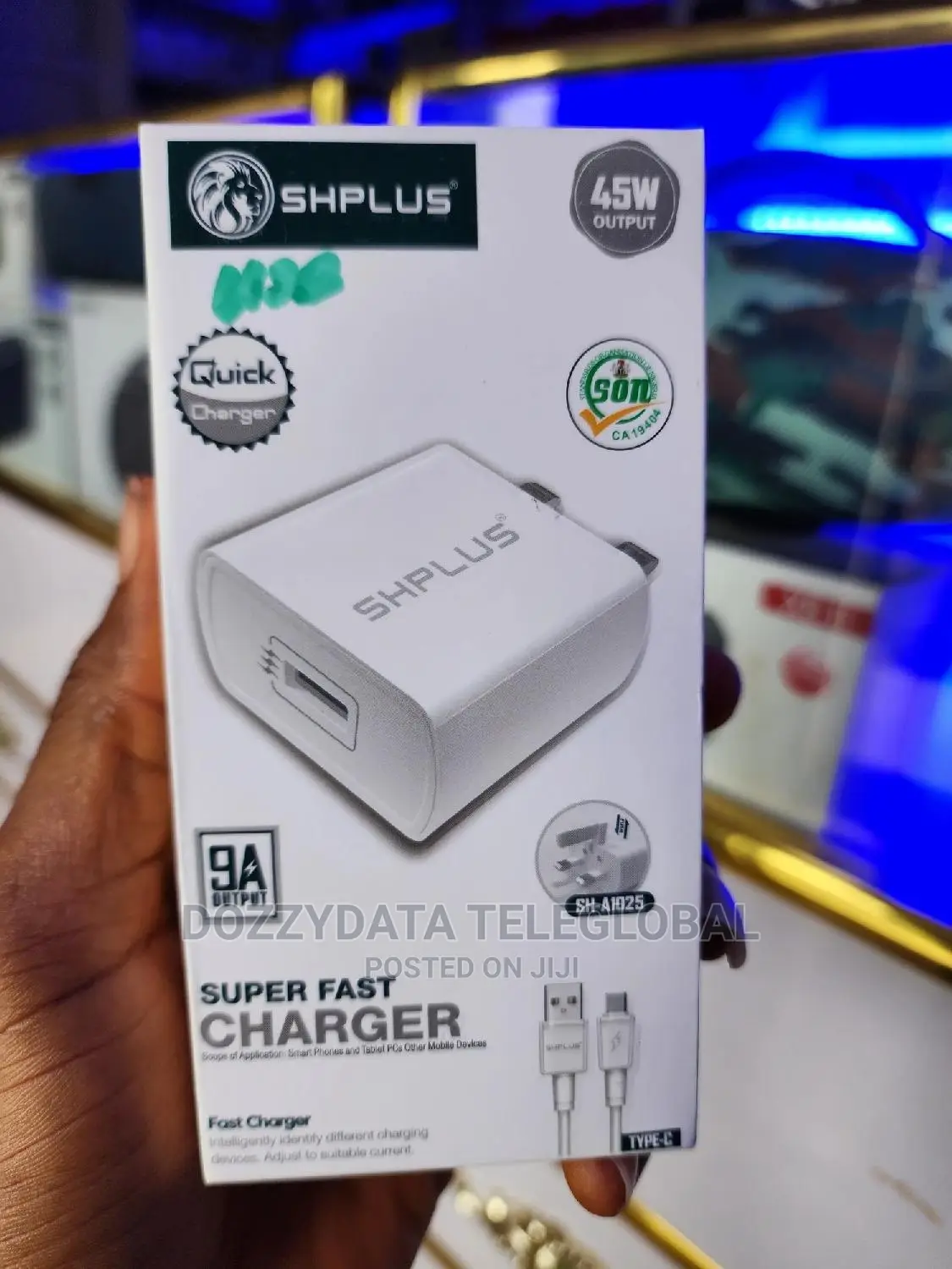 Shplus Quick Charger 45w for Type C and Android Micro USB