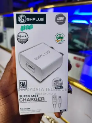 Shplus Quick Charger 45w for Type C and Android Micro USB
