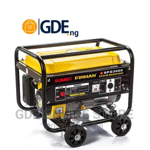 Sumec Firman 2.5kva Manual Generator With Wheels - SPG3000