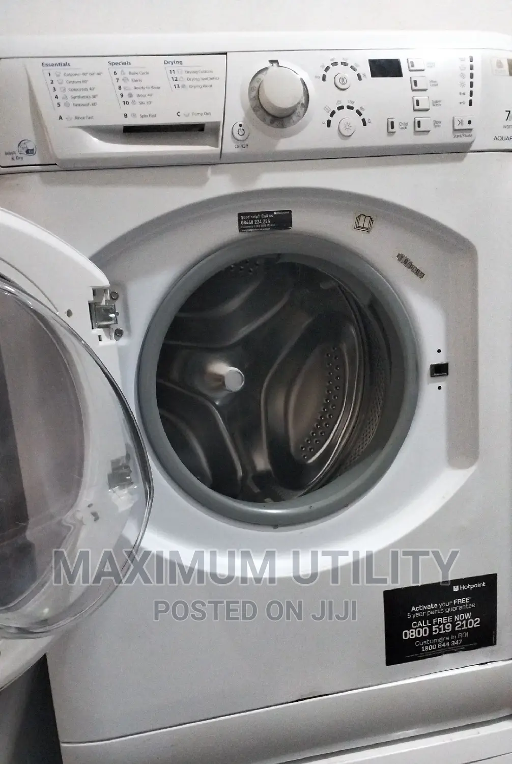 Daewoo 9kg Wash and Spin With Low Light Consumption