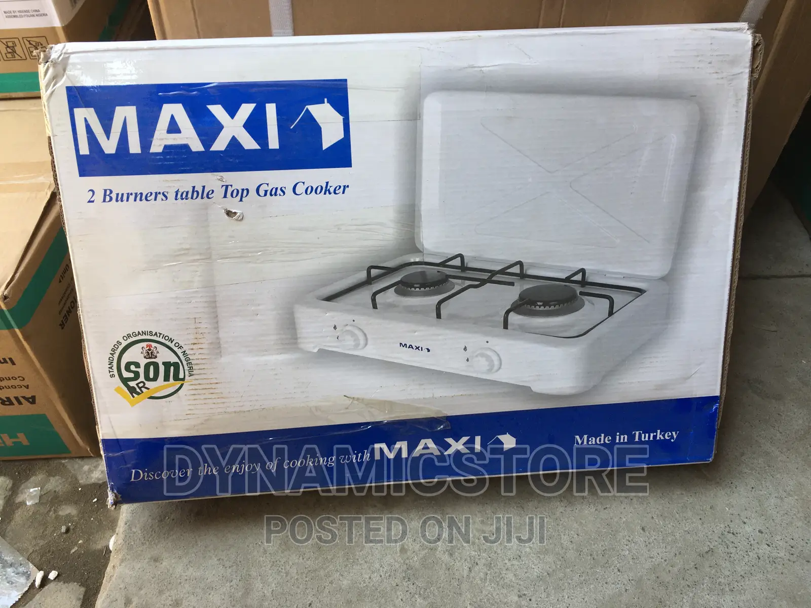2 Burner Maxi Tabletop Gas Cooker 200oc