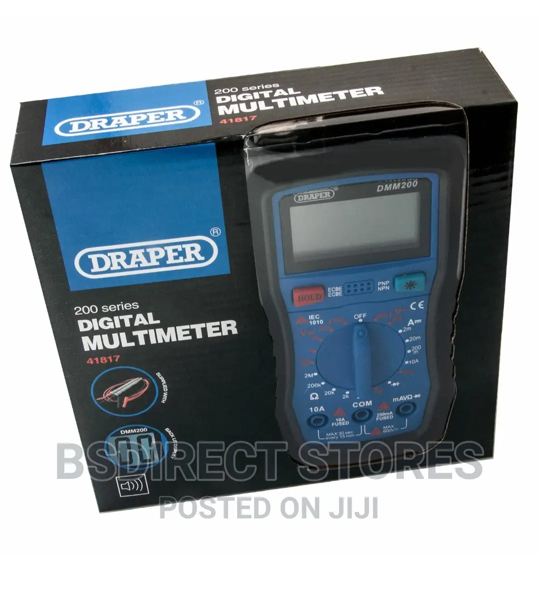 Draper 200 Series Manual Ranging Digital Multimeter, 600v