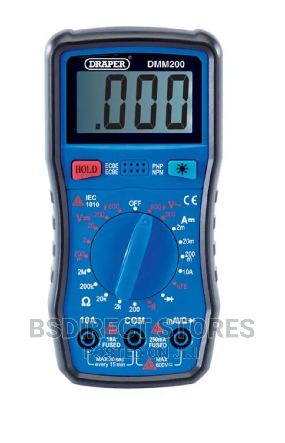 Draper 200 Series Manual Ranging Digital Multimeter, 600v